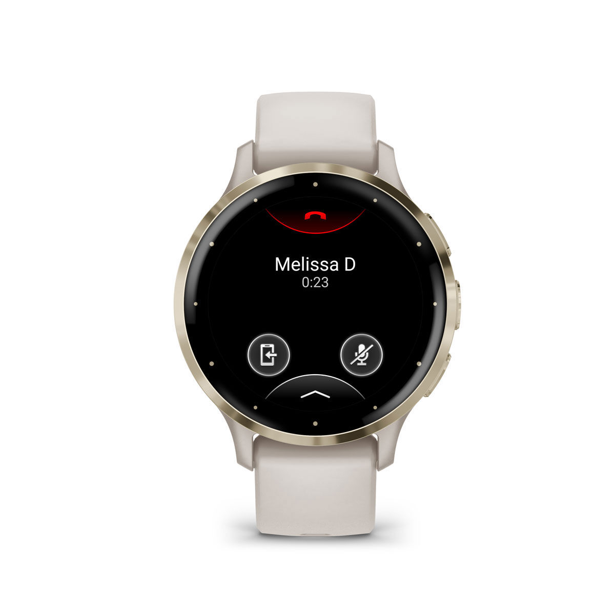Garmin Venu 3S Watch - Ivory/Soft Gold