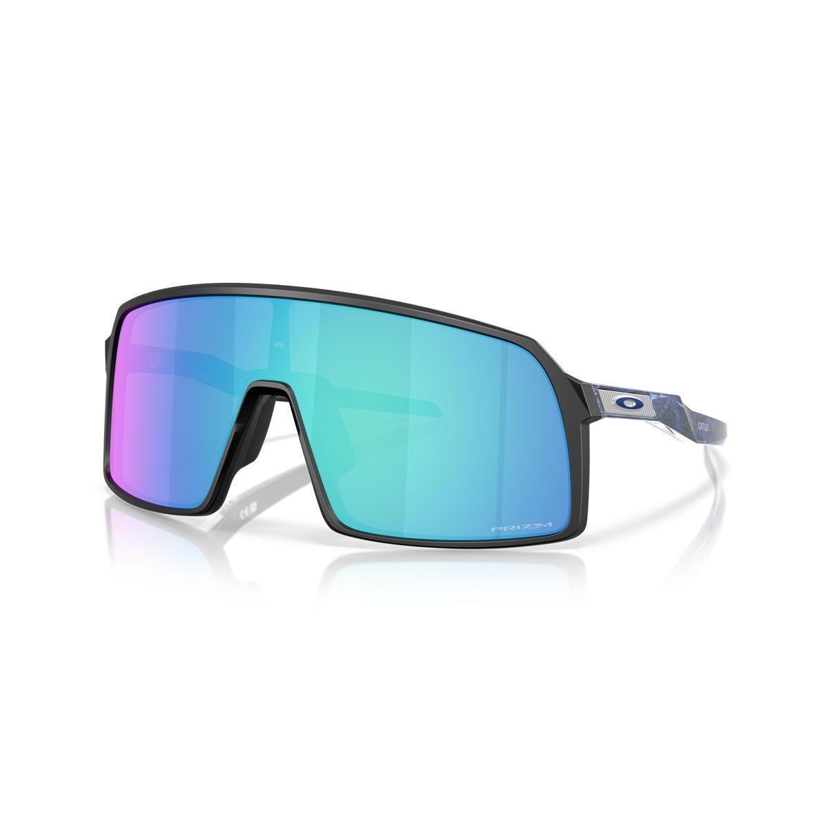 Oakley Sutro Sunglasses - Matte Black with Sapphire Prizm