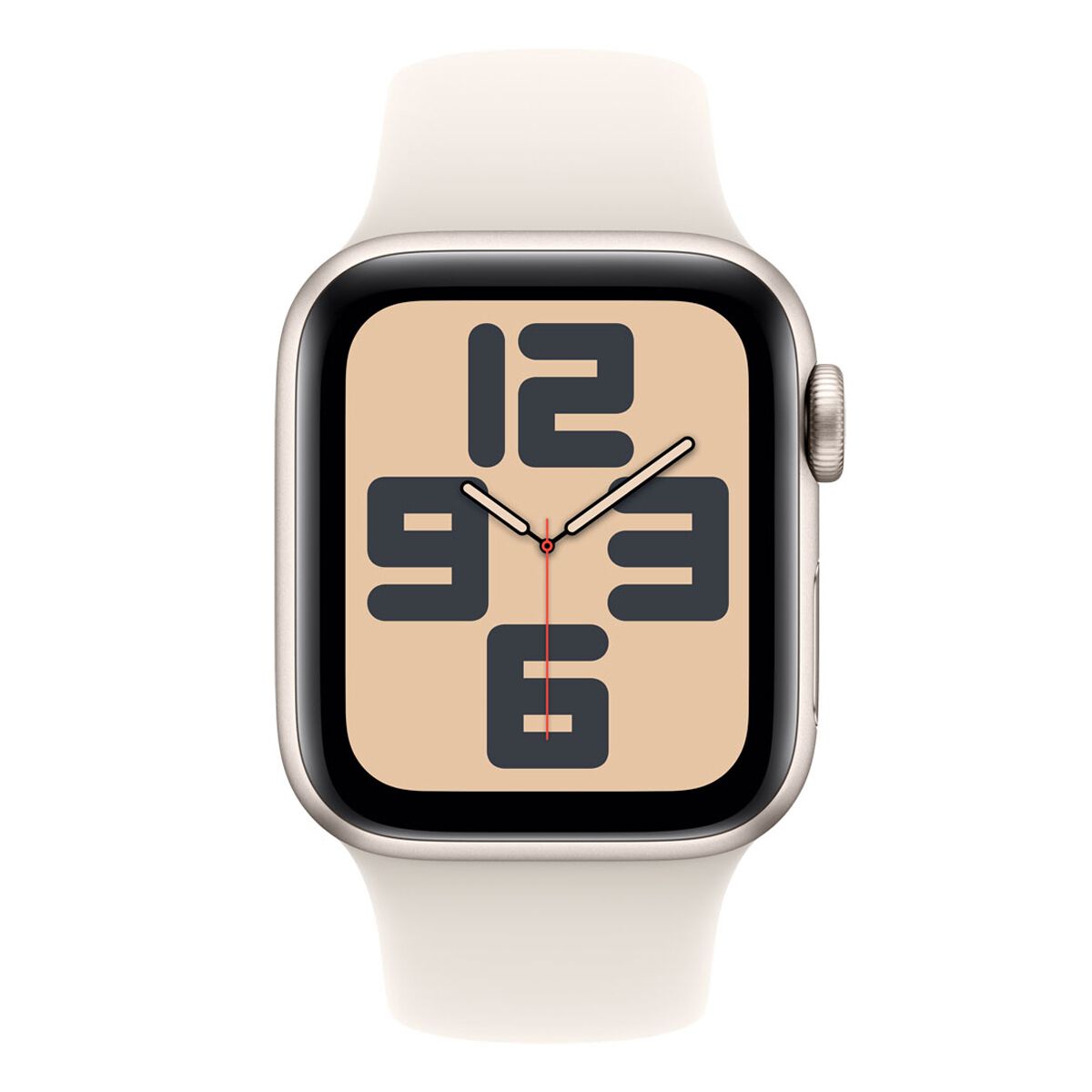 Apple Watch SE (GPS 40mm) Starlight Aluminium Case with Starlight Sport Band - S/M