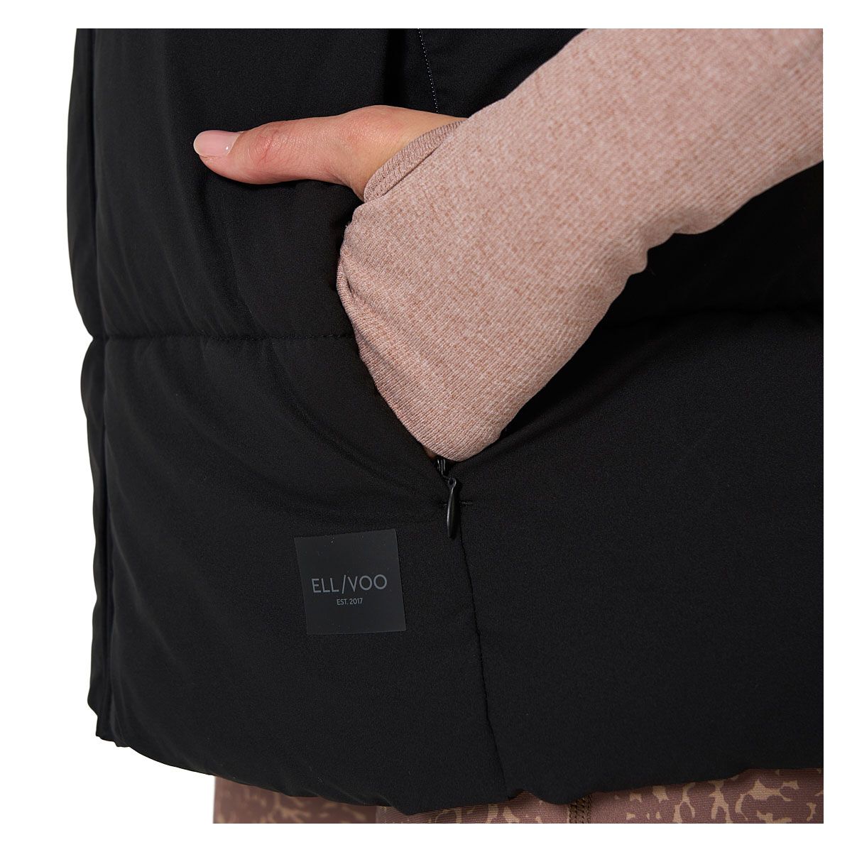 Ell/Voo Womens Leila Puffer Vest