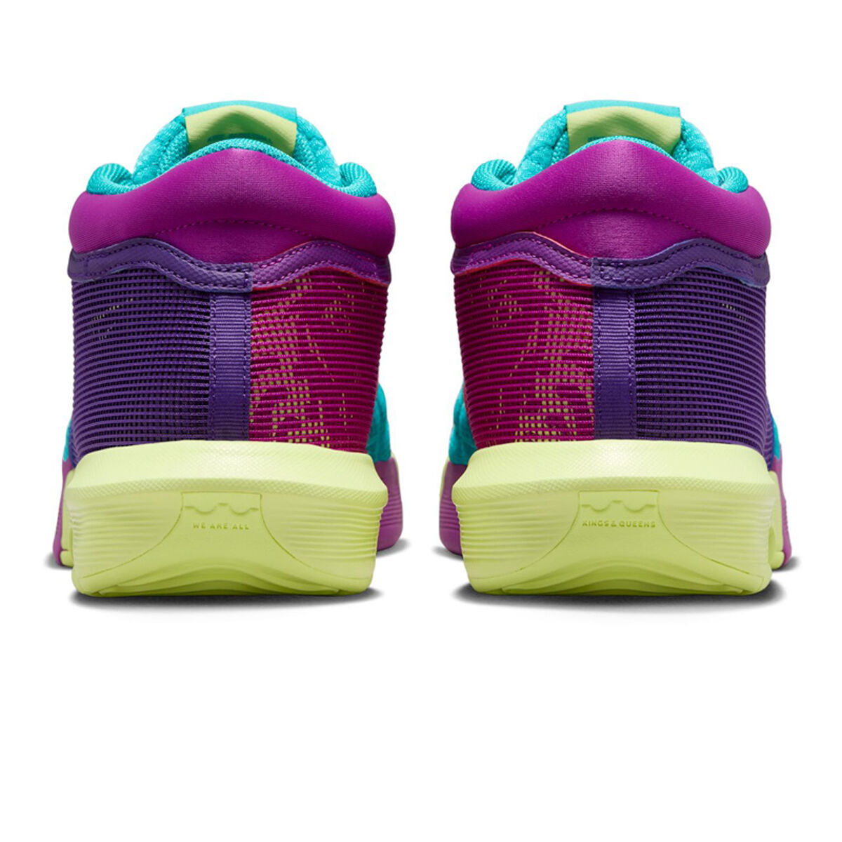 Nike LeBron Witness 8 Basketball Shoes Purple/Green US Mens 11.5 / Womens 13