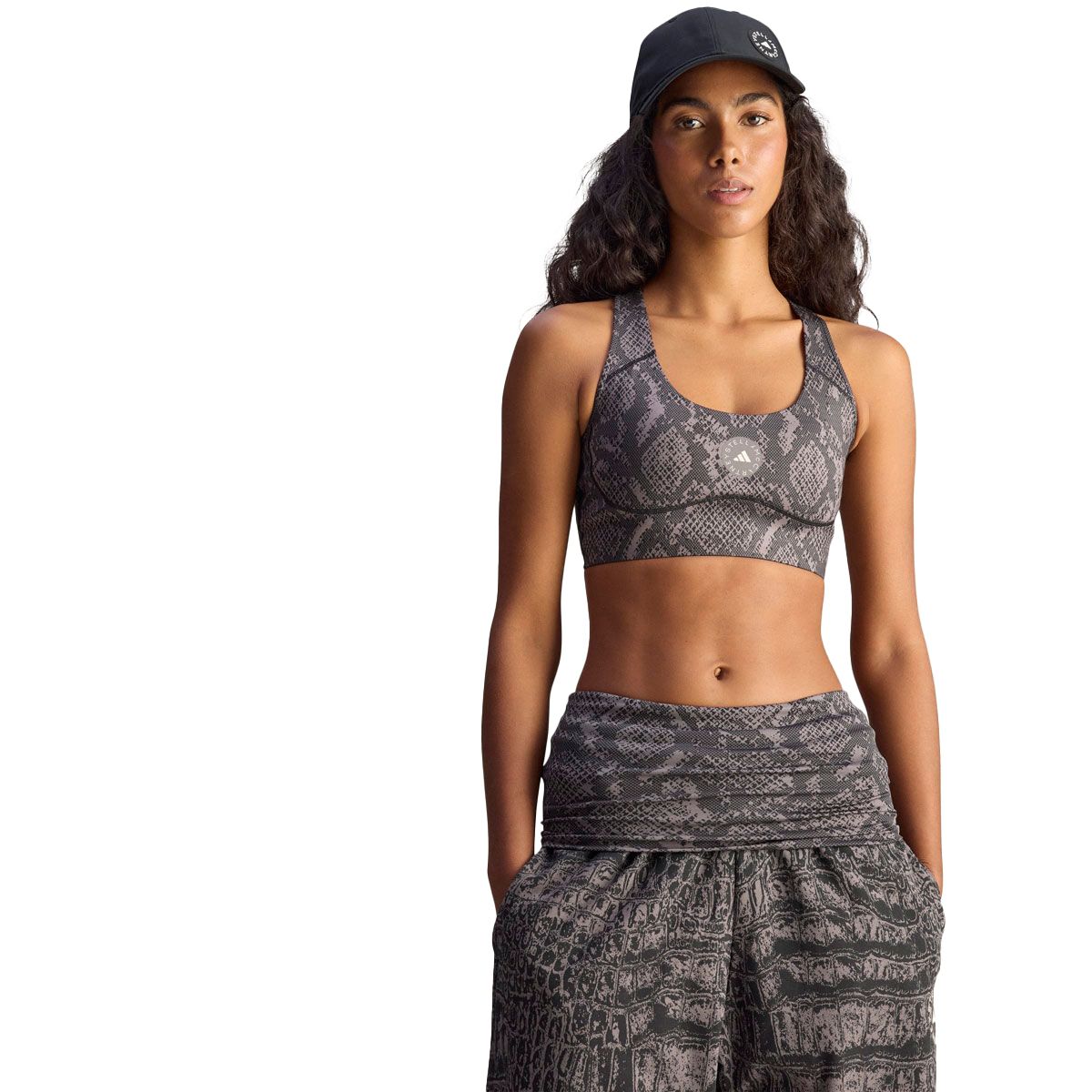 adidas by Stella McCartney Womens Power Impact Mid Support Training Sports Bra