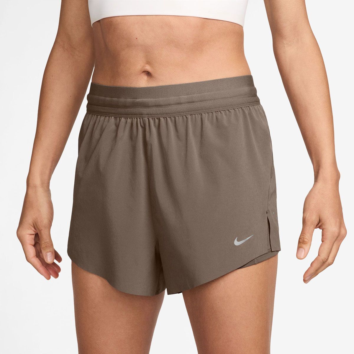 Nike Womens Swift Dri-FIT Mid Rise 2in1 Running Shorts