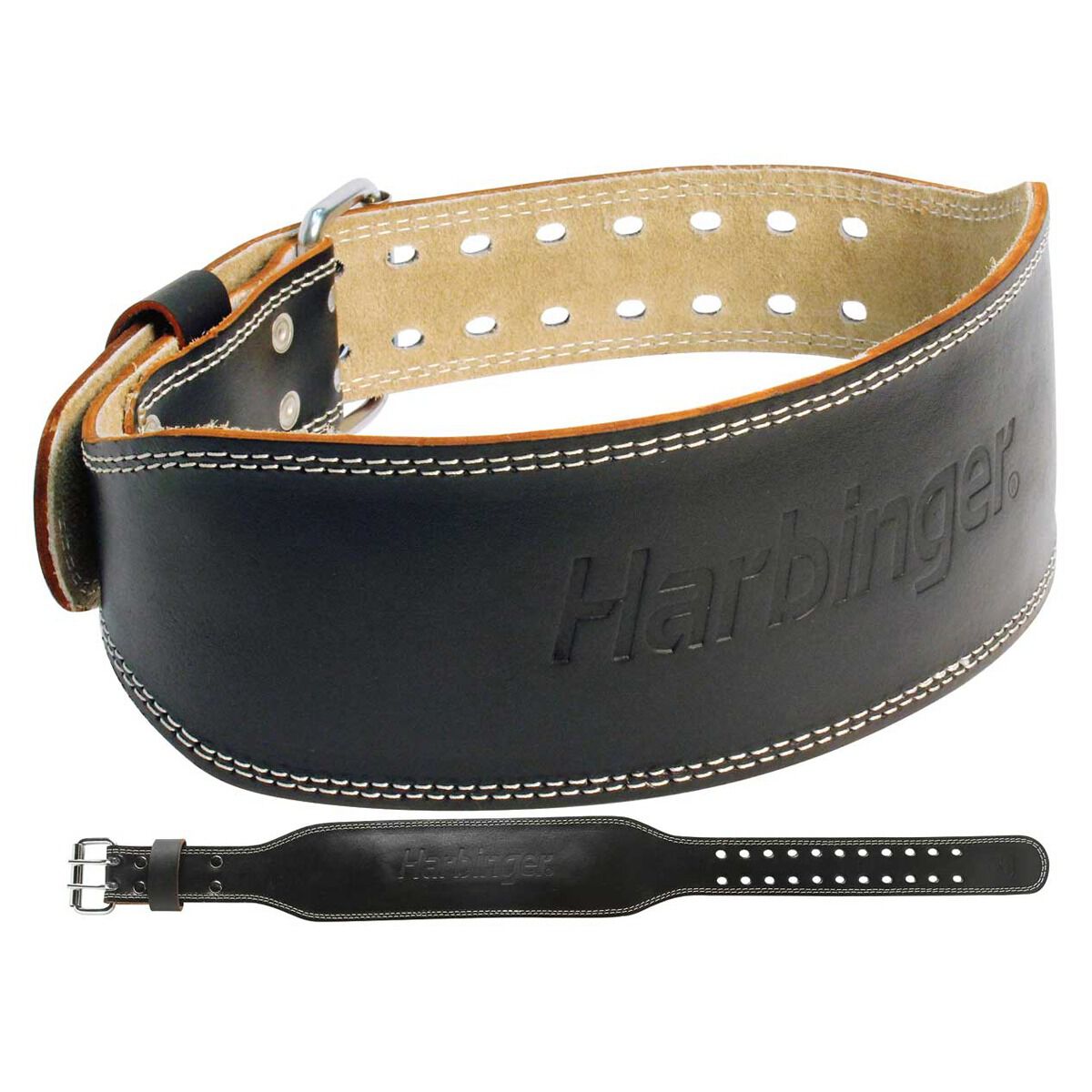 Harbinger 6 inch Leather Weight Lifting Belt