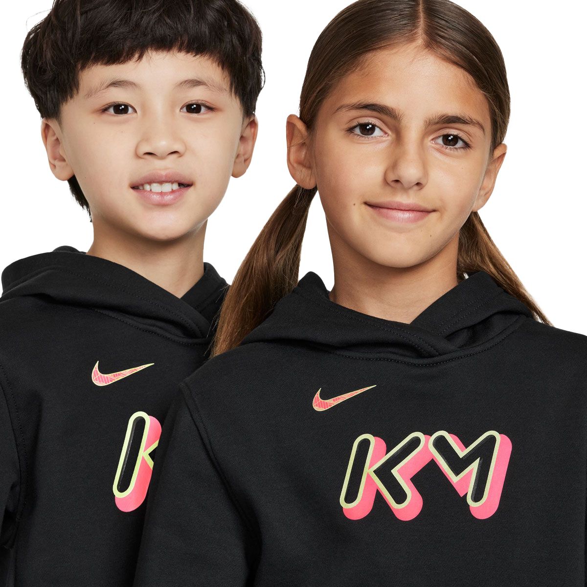 Nike Junior Kylian Mbappe Club Fleece Football Pullover Hoodie