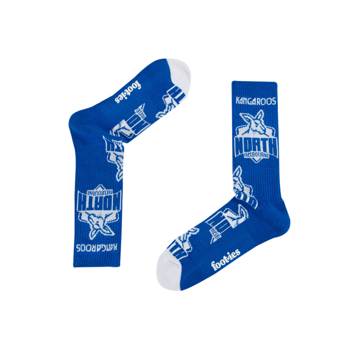 North Mellbourne Kangaroos Sneaker Socks 2 Pack