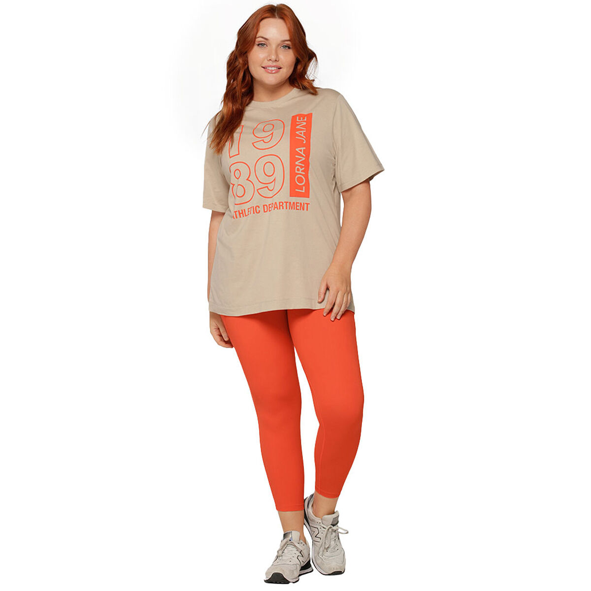 Lorna Jane Womens Athletic Transdry Relaxed Tee