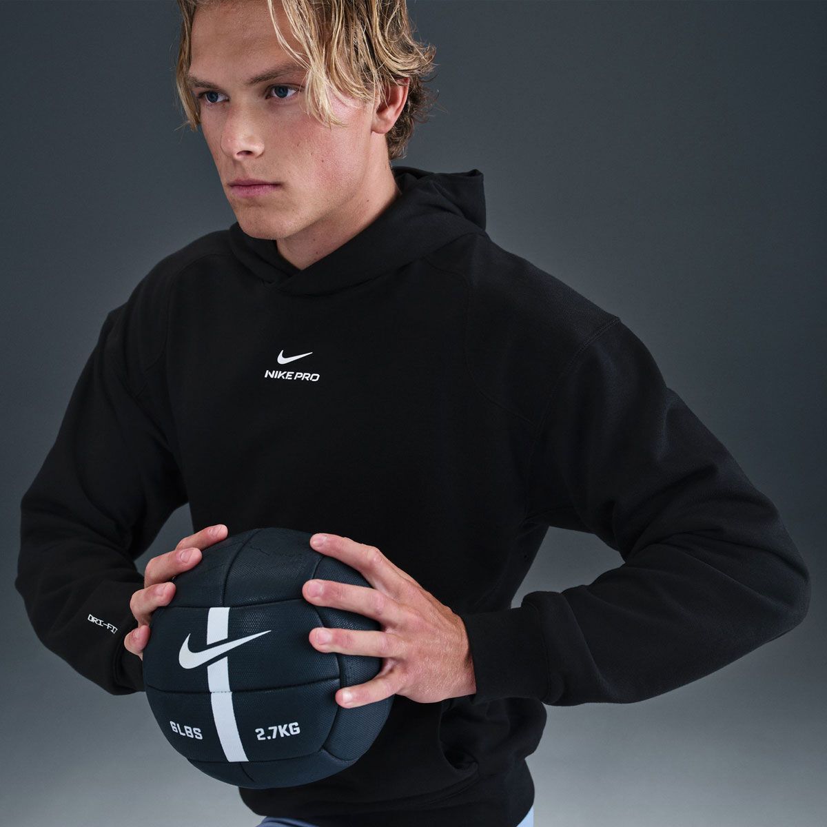 Nike Pro Mens Dri-FIT Midlayer Pullover Training Hoodie