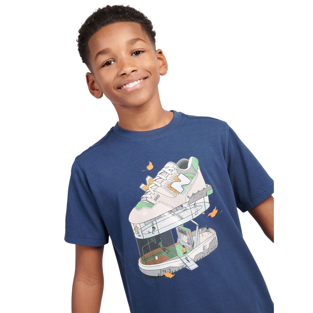 New Balance Junior Fitness Centre Illustrated Graphic Tee