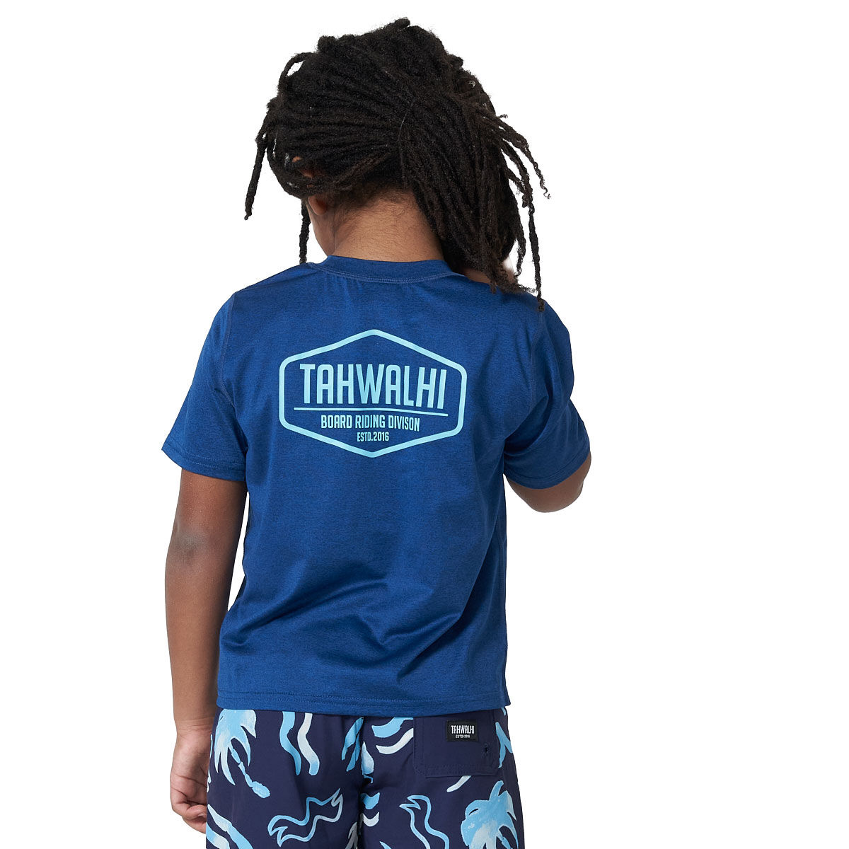 Tahwalhi Little Boys Short Sleeve Surf Tee
