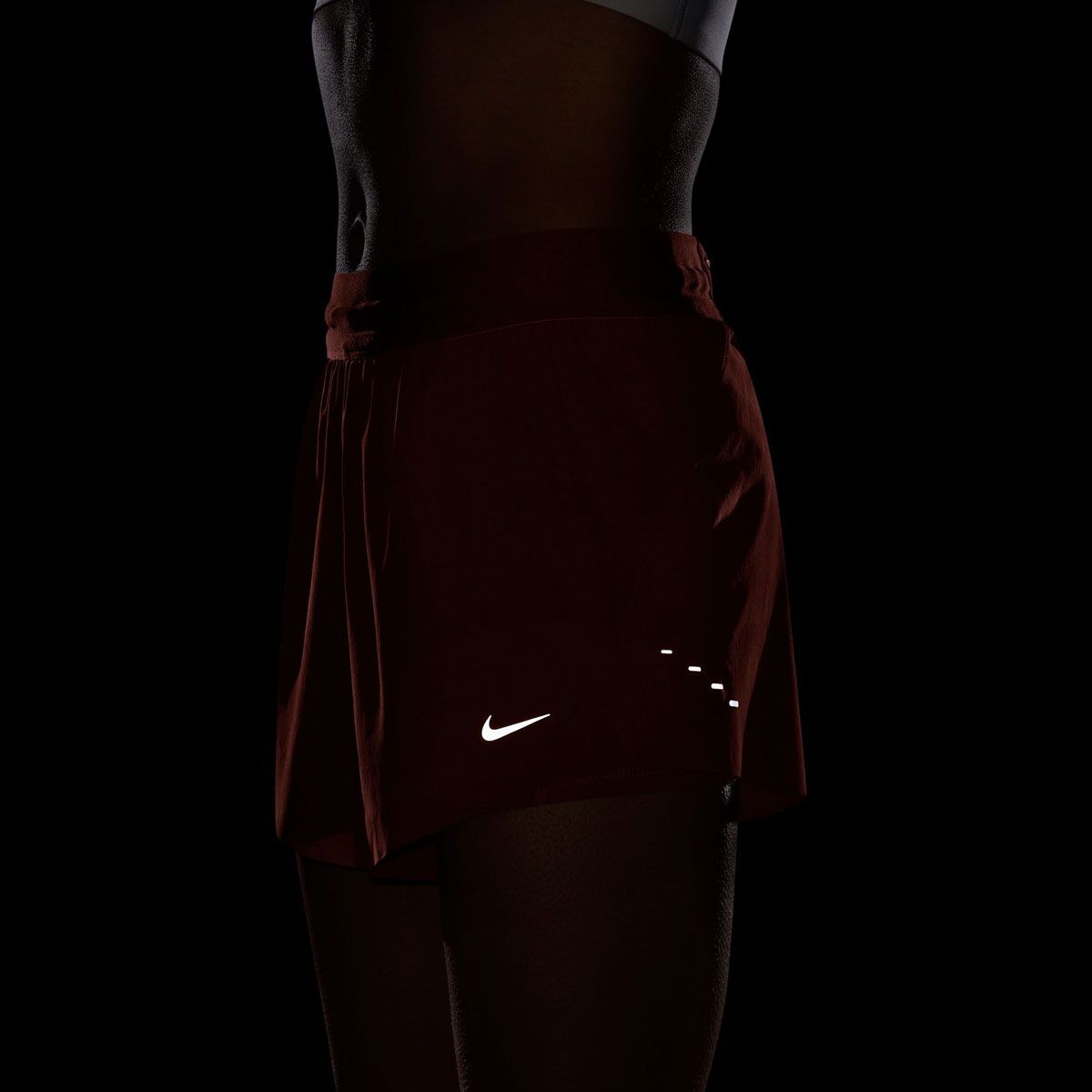 Nike Womens Swift Dri-FIT Mid Rise 2in1 Running Shorts