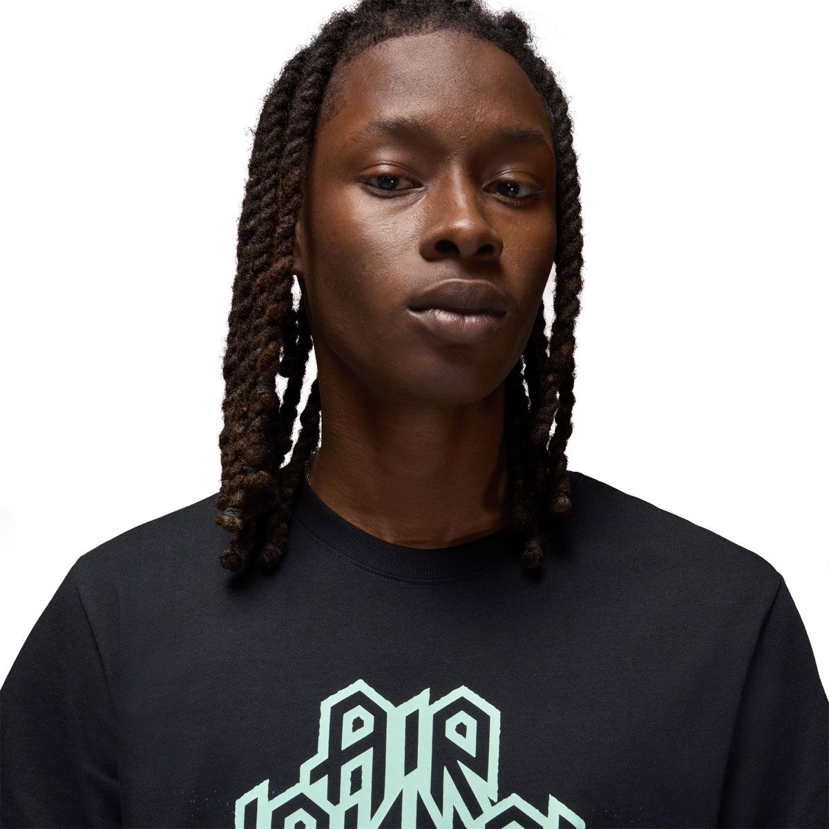 Jordan Mens Sport Dri-FIT Air Jordan Graphic Tee Black S