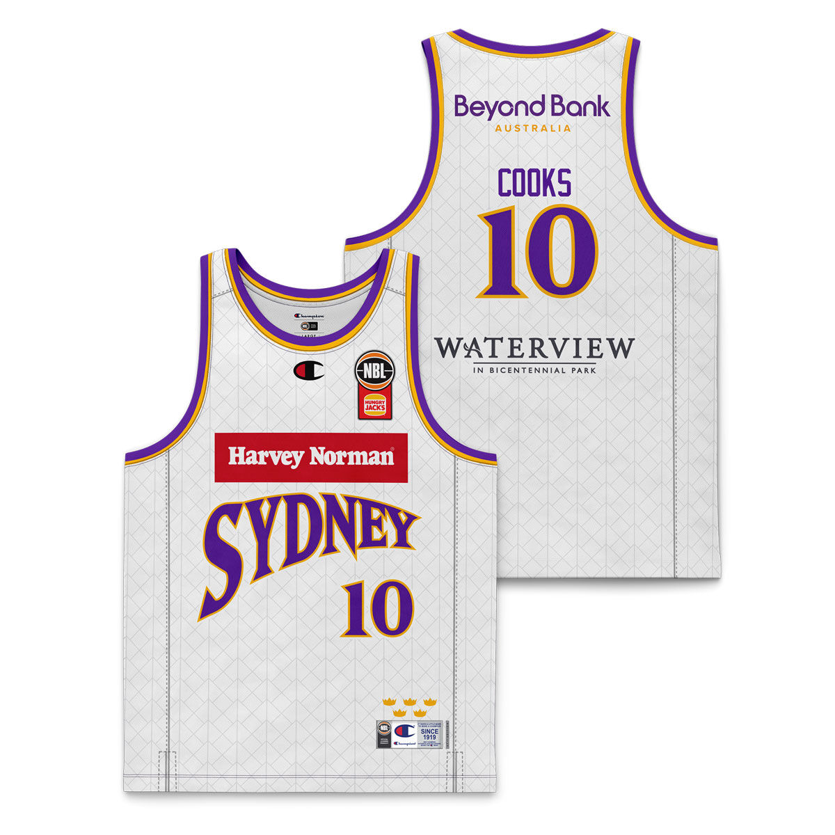 Sydney Kings Kids Xavier Cooks Away 2024 Basketball Jersey