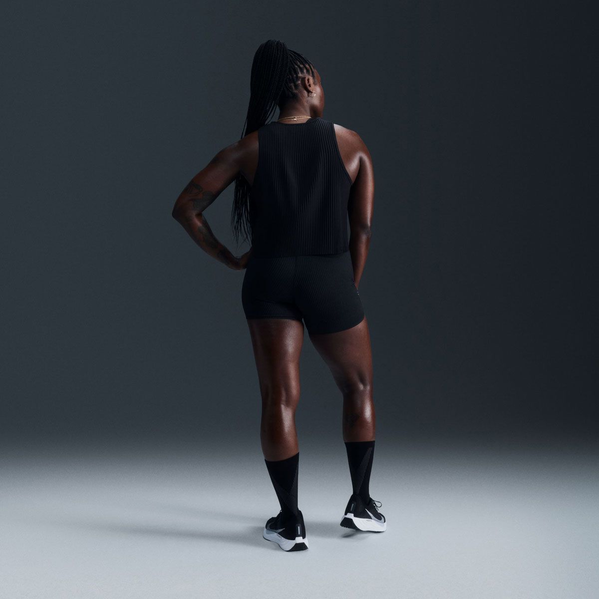 Nike Womens AeroSwift Dri-FIT ADV Crop Running Tank