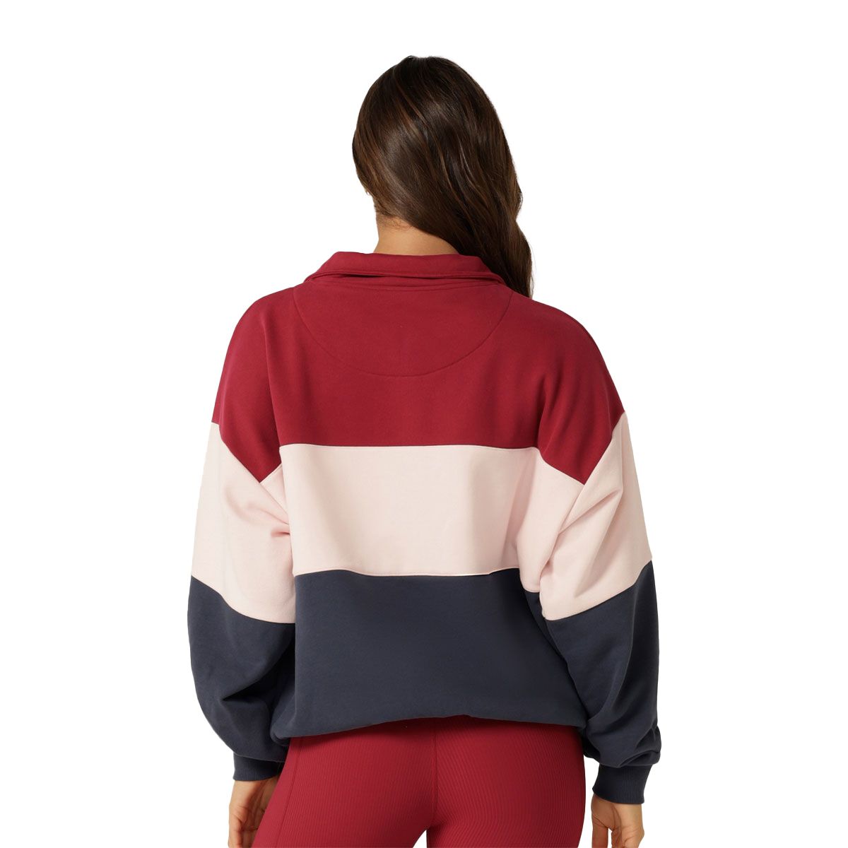 Lorna Jane Womens Centre Field Quarter Zip Jumper