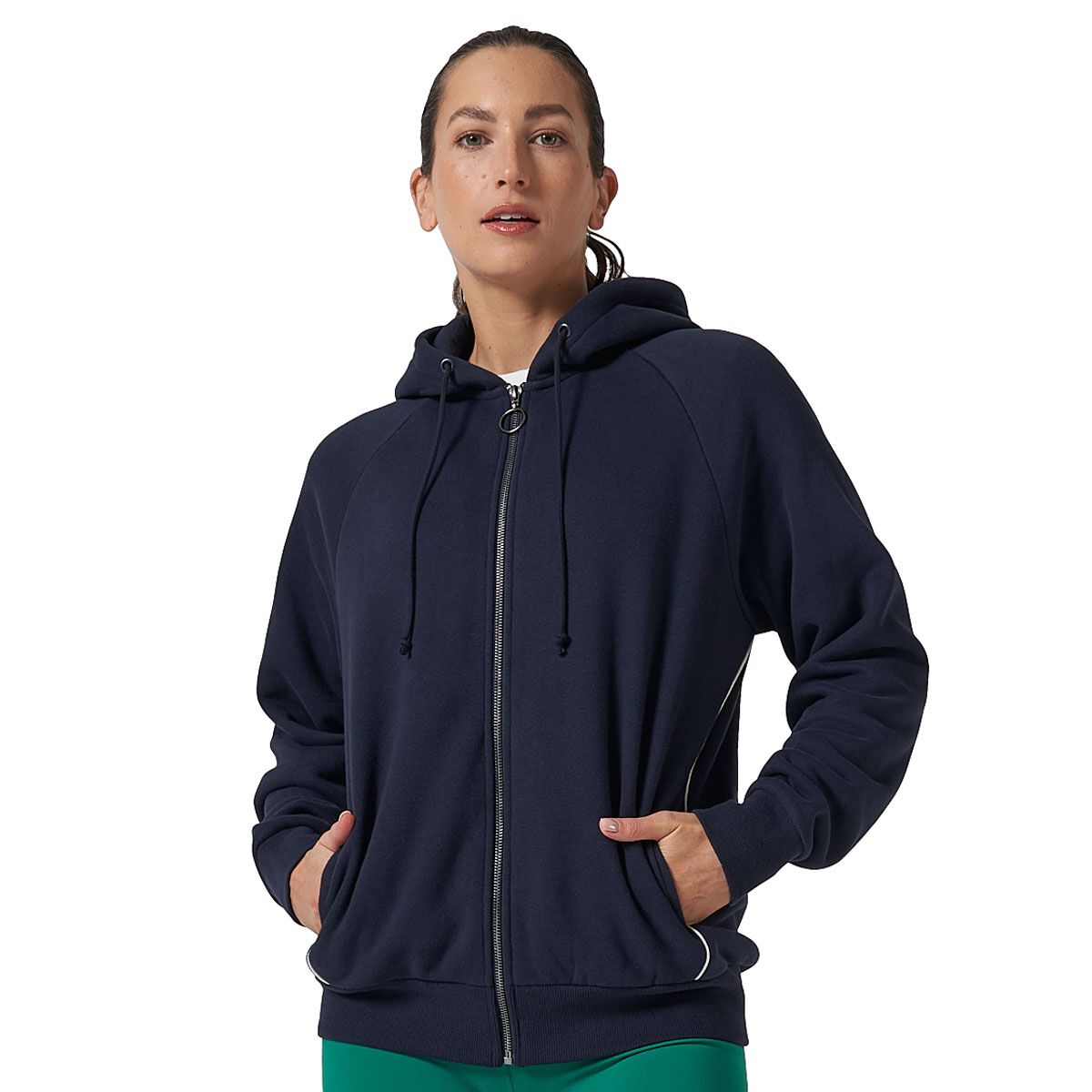 Ell/Voo Womens Mae Fleece Full Zip Hoodie