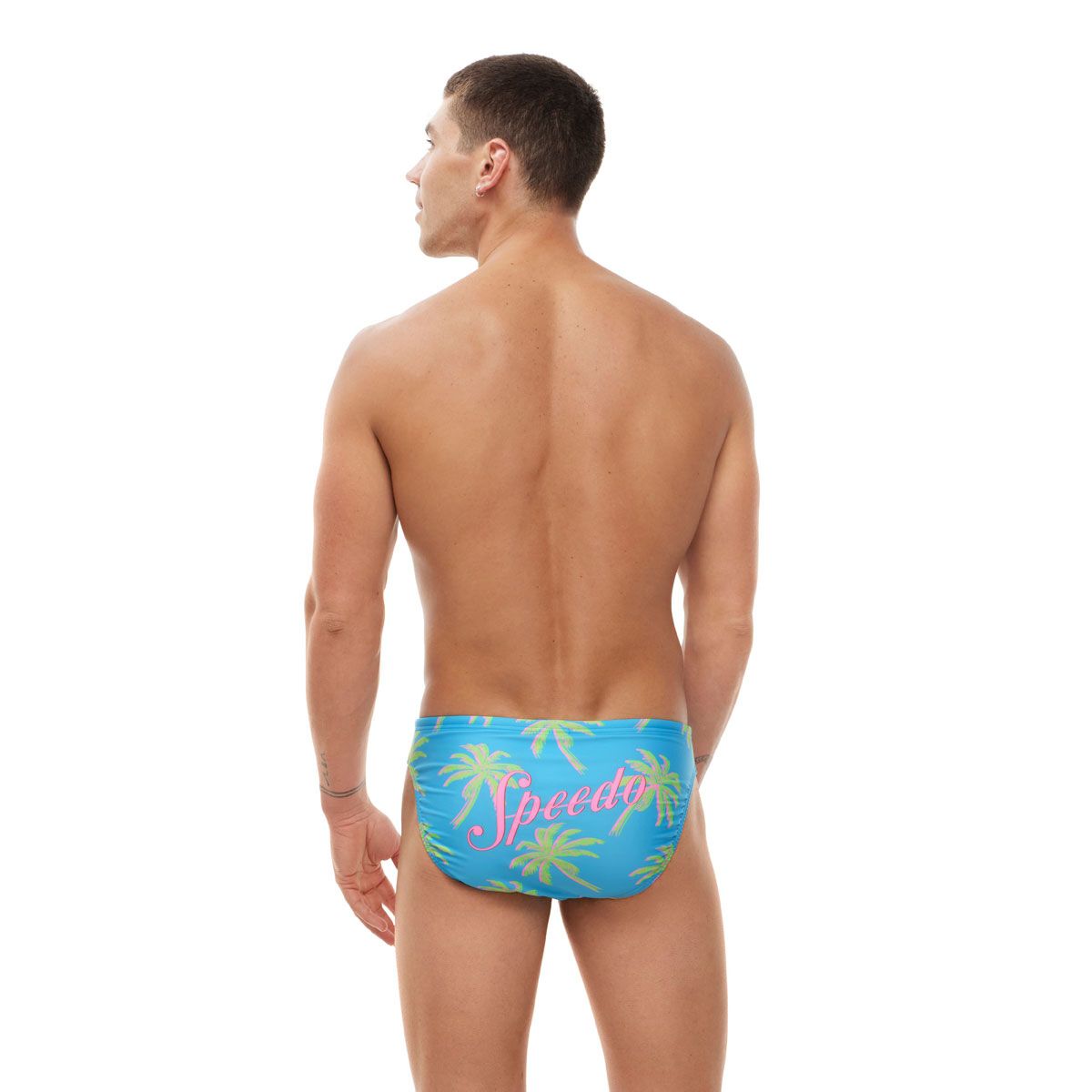 Speedo Mens Keep Palm Escape Swim Briefs