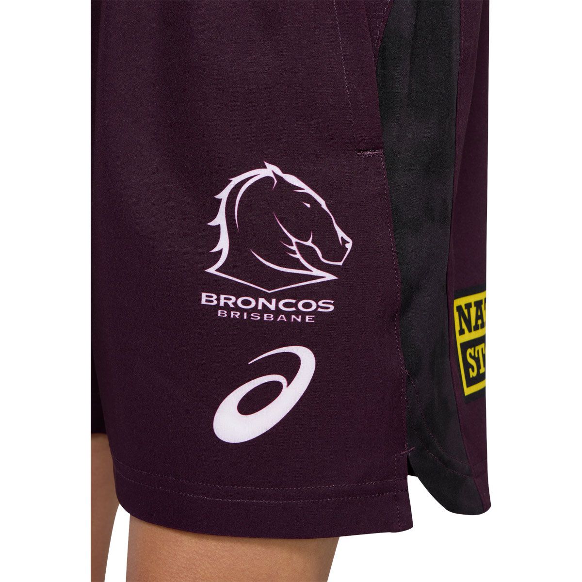 Brisbane Broncos 2025 Kids Training Shorts