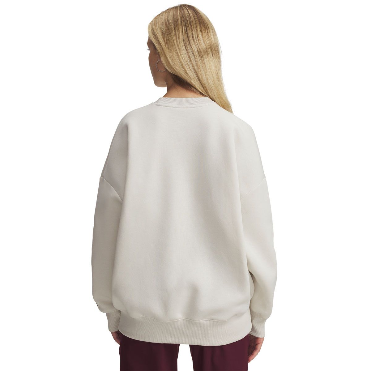 Under Armour Womens Rival Fleece Oversized Varisty Crew Sweatshirt