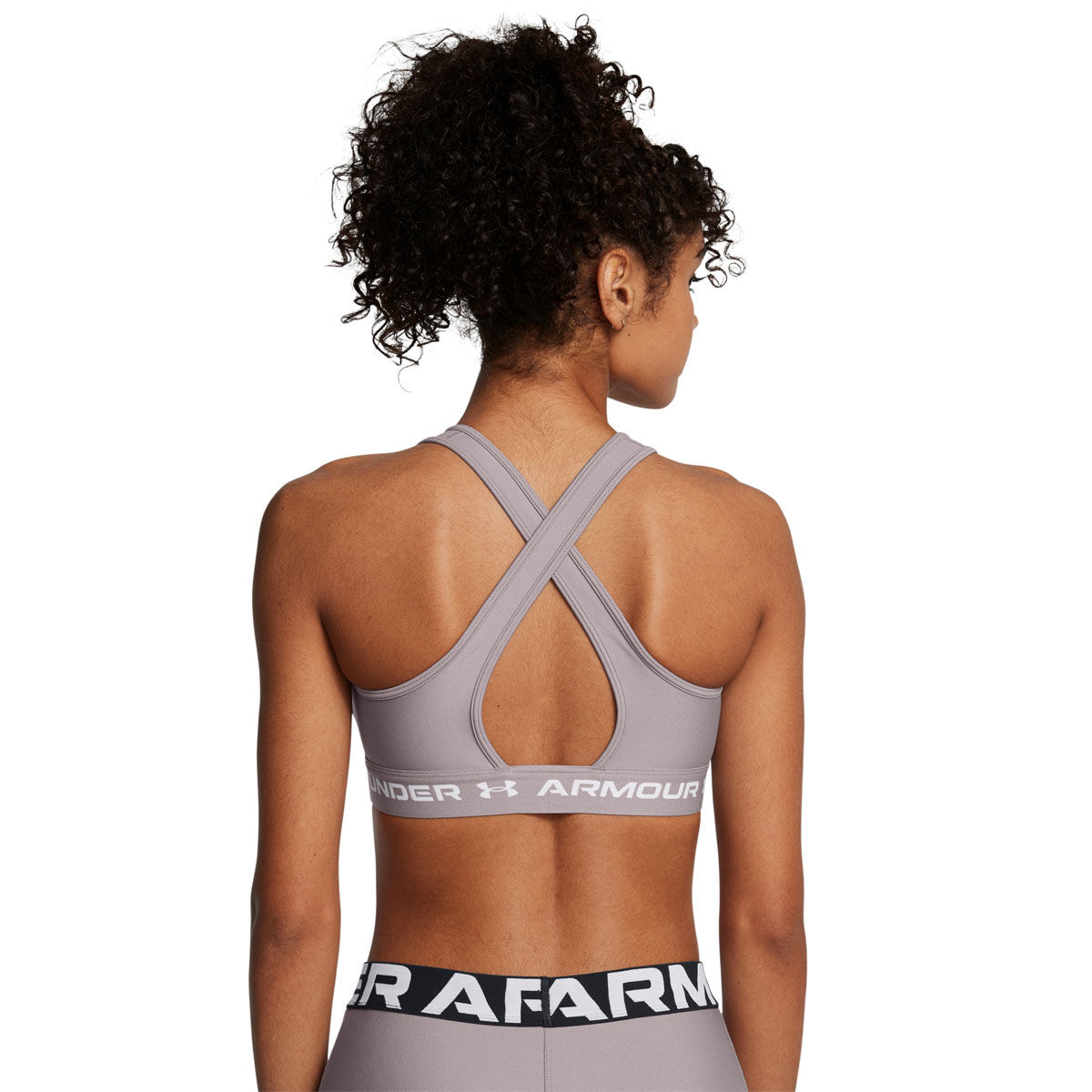 Under Armour Womens Crossback Mid Support Sports Bra
