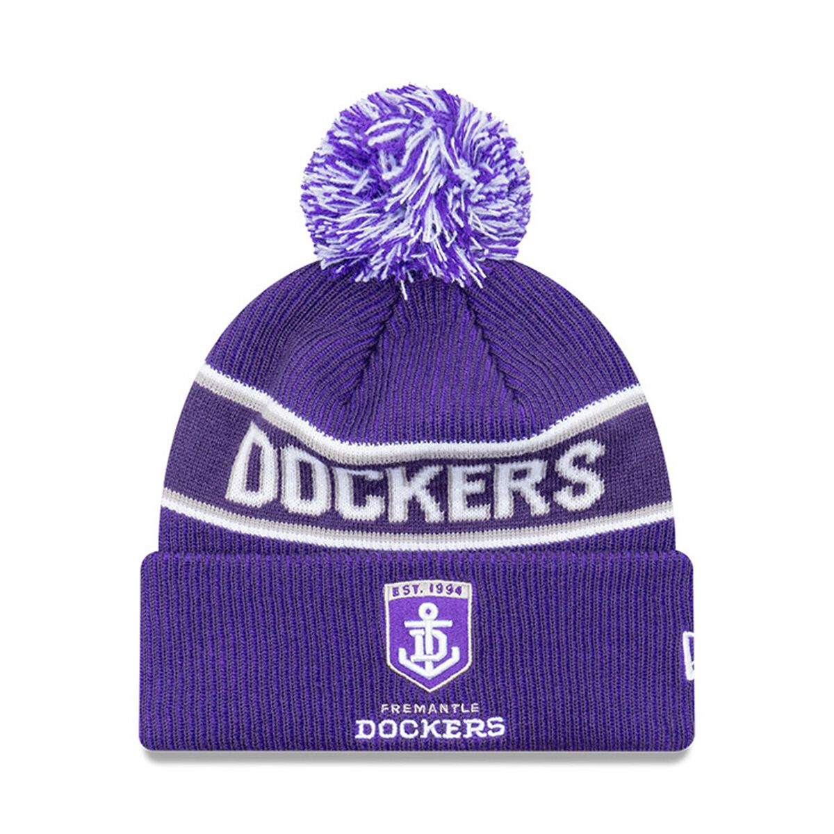 New Era Fremantle Dockers Knitted Pom Beanie
