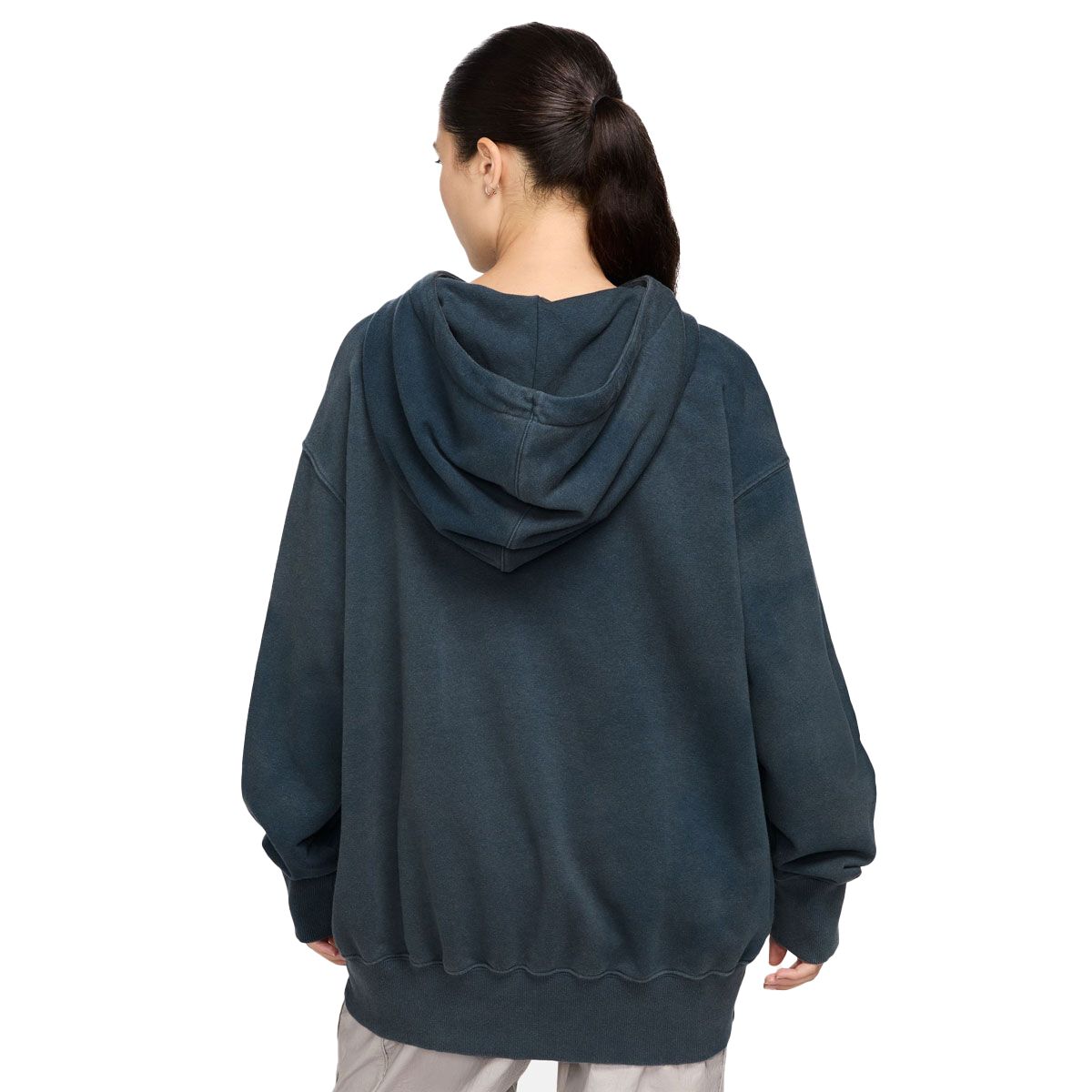 Nike Womens Phoenix Fleece Oversized Washed French Terry Pullover Hoodie