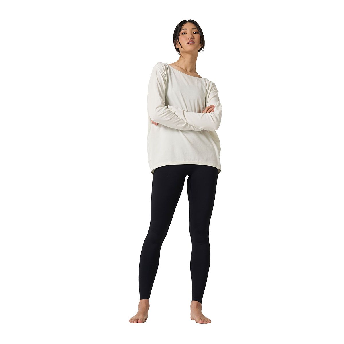 Ell/Voo Womens Juni Long Sleeve Tee