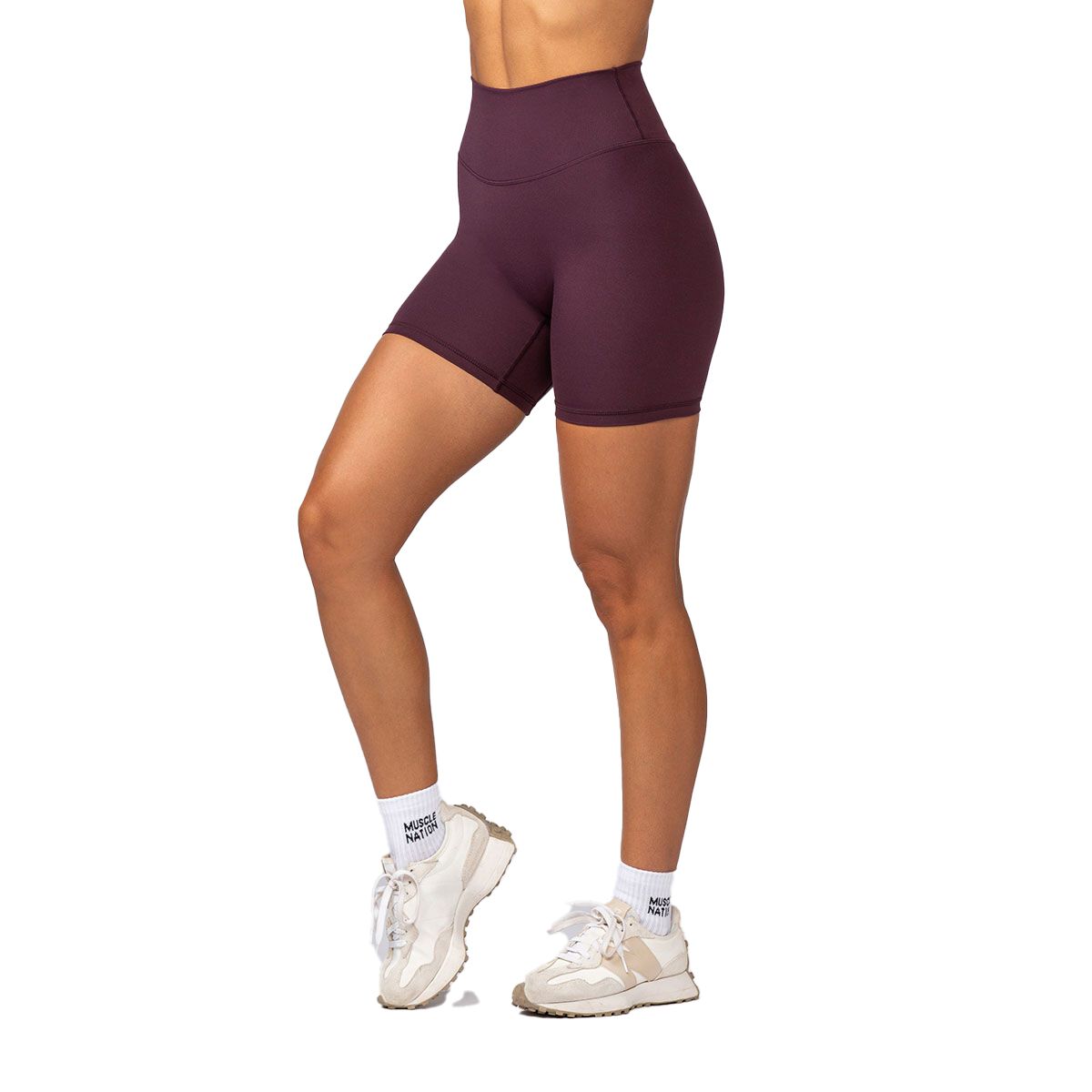 Muscle Nation Womens Zero Rise Everyday Bike Shorts