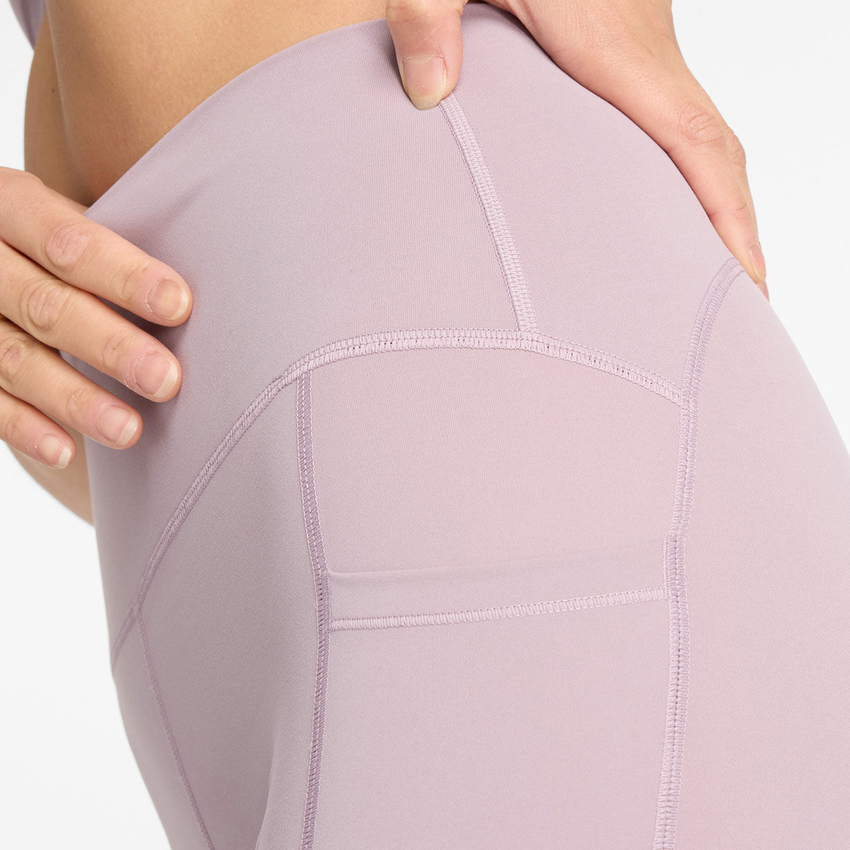 New Balance Womens NB Sleek High Rise Pocket 6 Inch Running Shorts