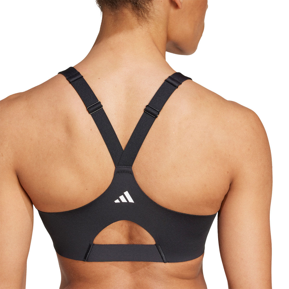 adidas Womens Impact Luxe High Support Zip Front Sports Bra