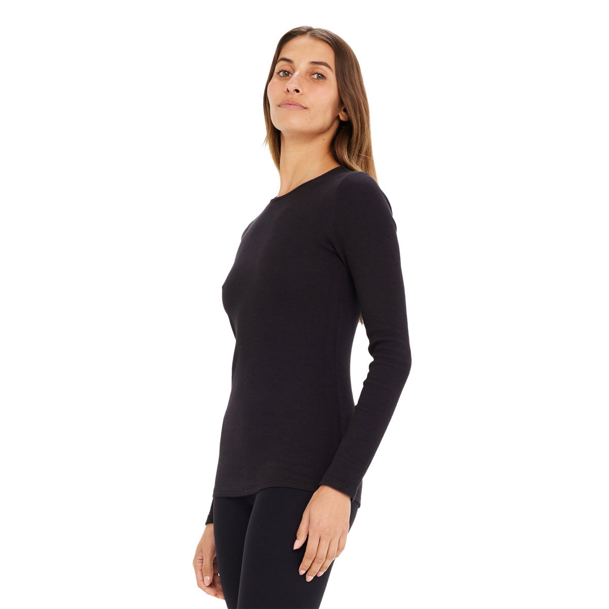 The Upside Womens Rib Chrissy Long Sleeve Top