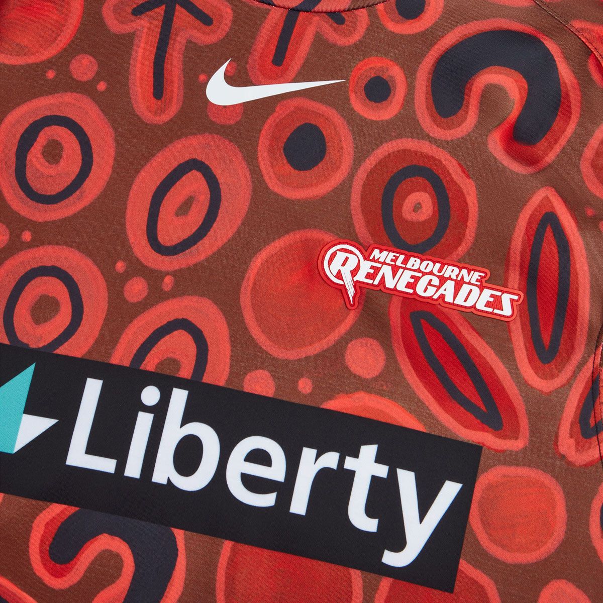 Melbourne Renegades 2024/25 Mens Indigenous Jersey Red/White XXL