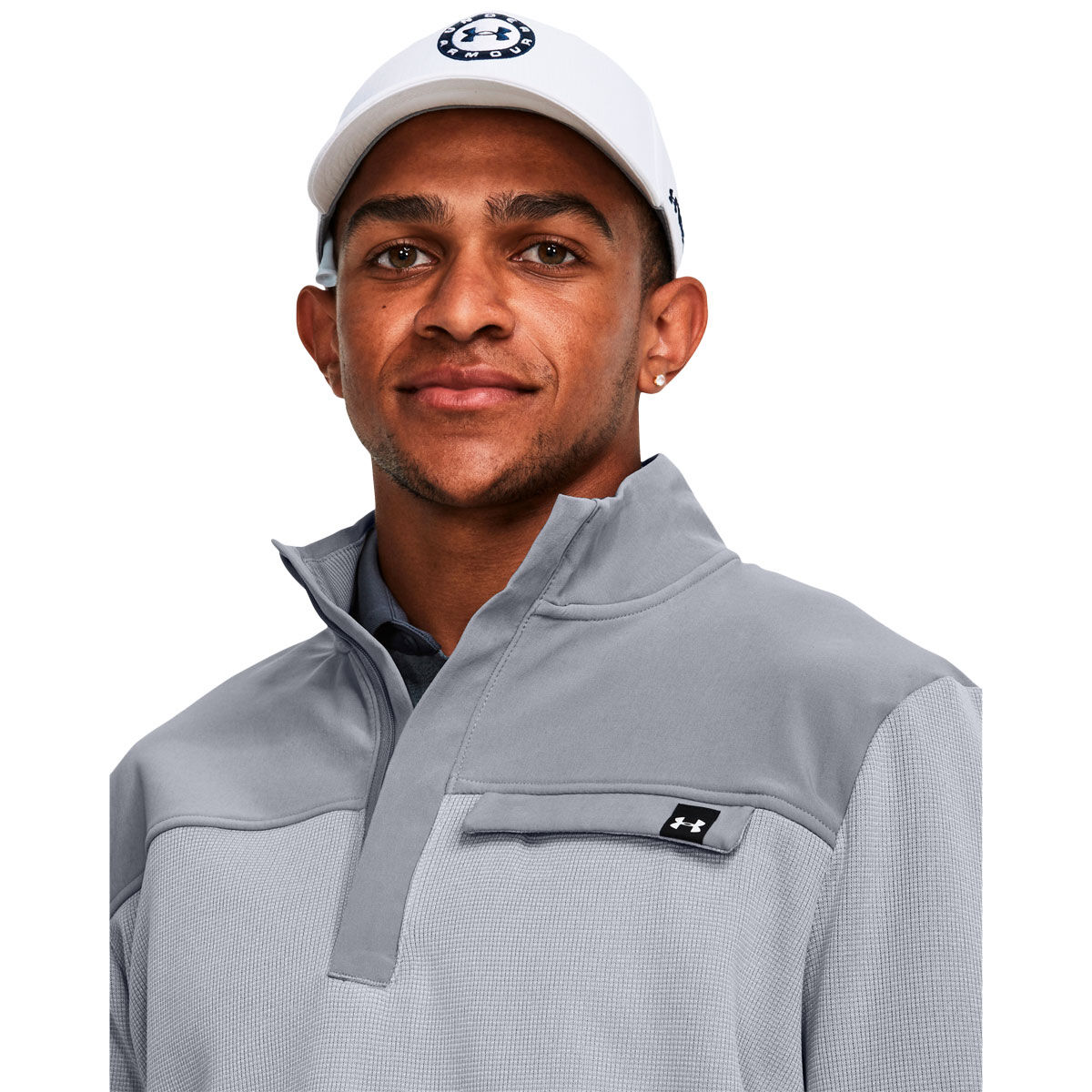 Under Armour Mens UA Storm SweaterFleece 1/2 Golf Top