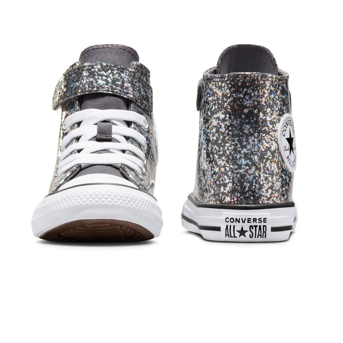 Converse Chuck Taylor All Star Glitter Easy On PS Kids Casual Shoes