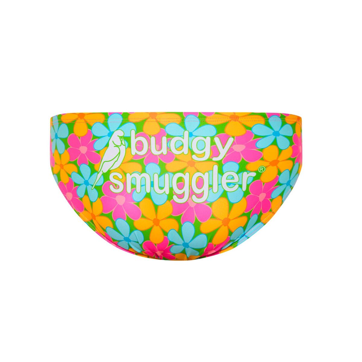 Budgy Smuggler Mens Fluro Flowers Swim Briefs