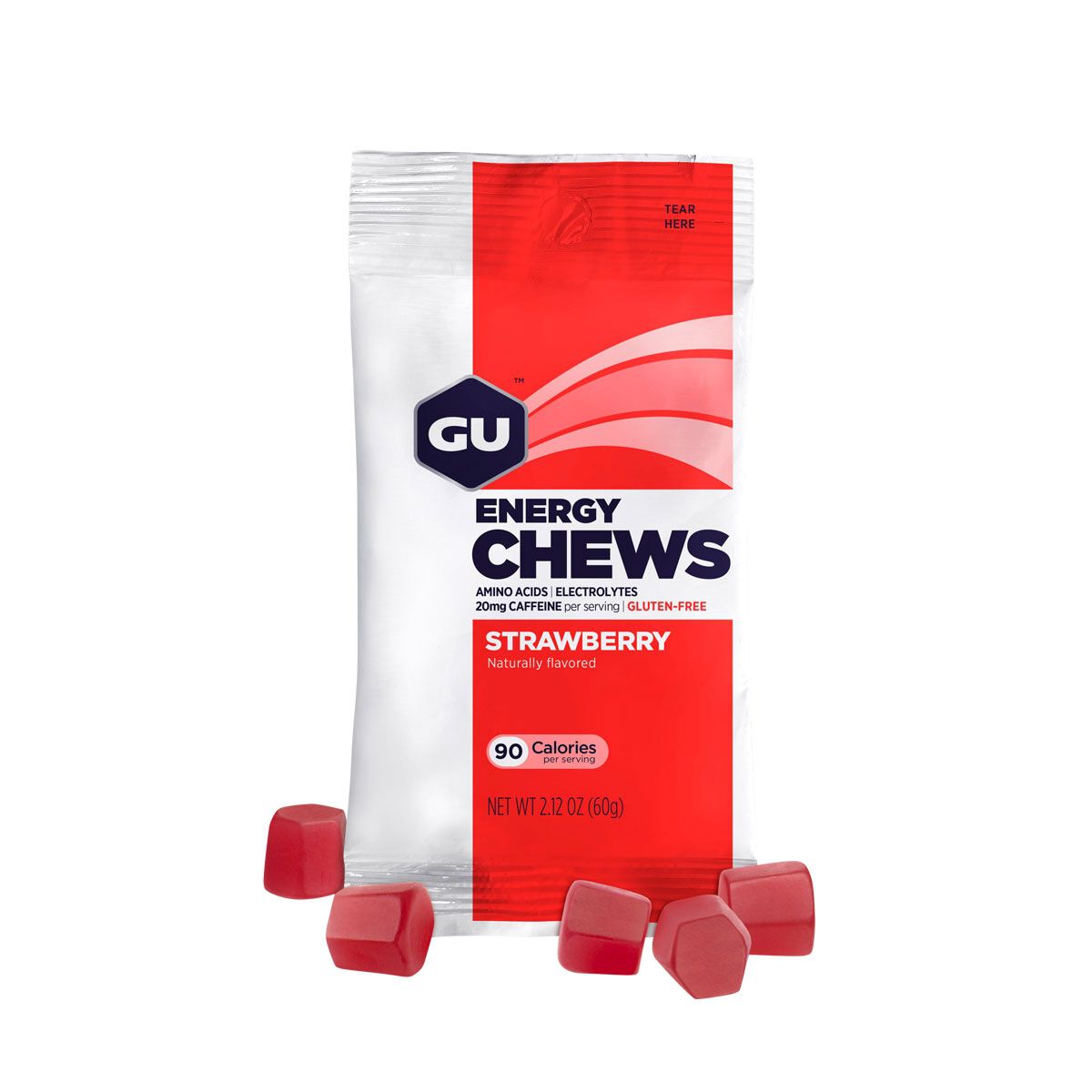 Gu Strawberry Chews Pack