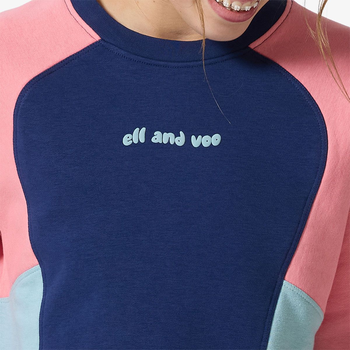 Ell/Voo Girls Carmen Crew Sweatshirt