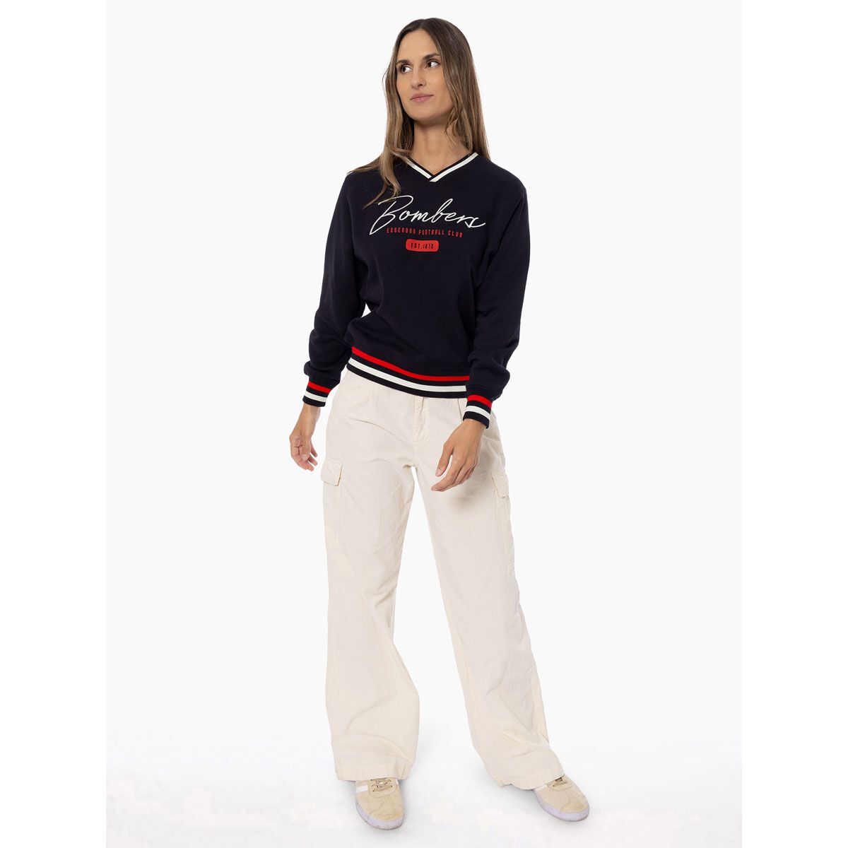 Essendon Bombers Womens Stack Jumper