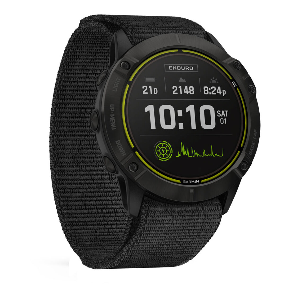 Garmin Enduro DLC Titanium Watch - Black