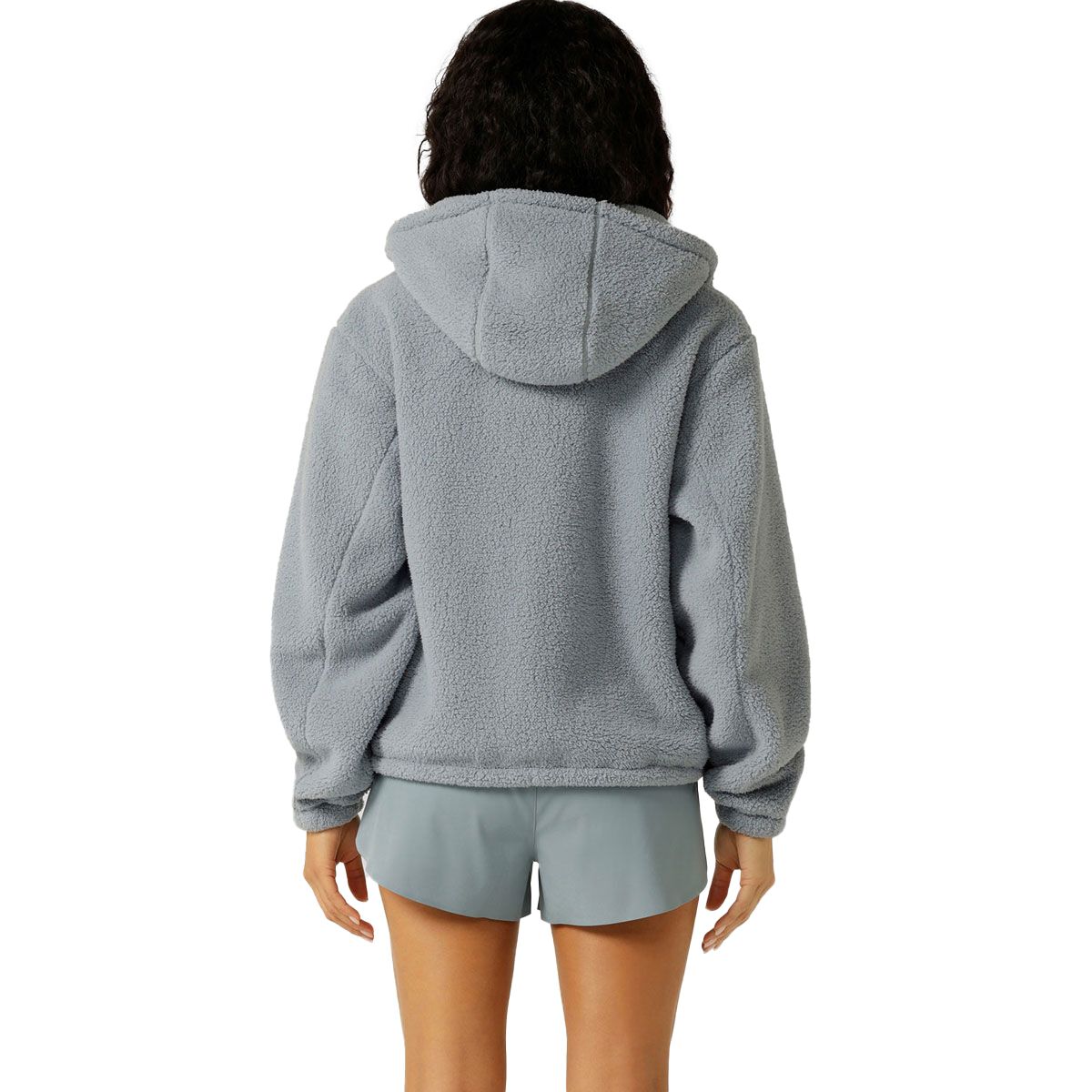 Lorna Jane Womens Teddy Fleece Zip Thru Full Zip Hoodie