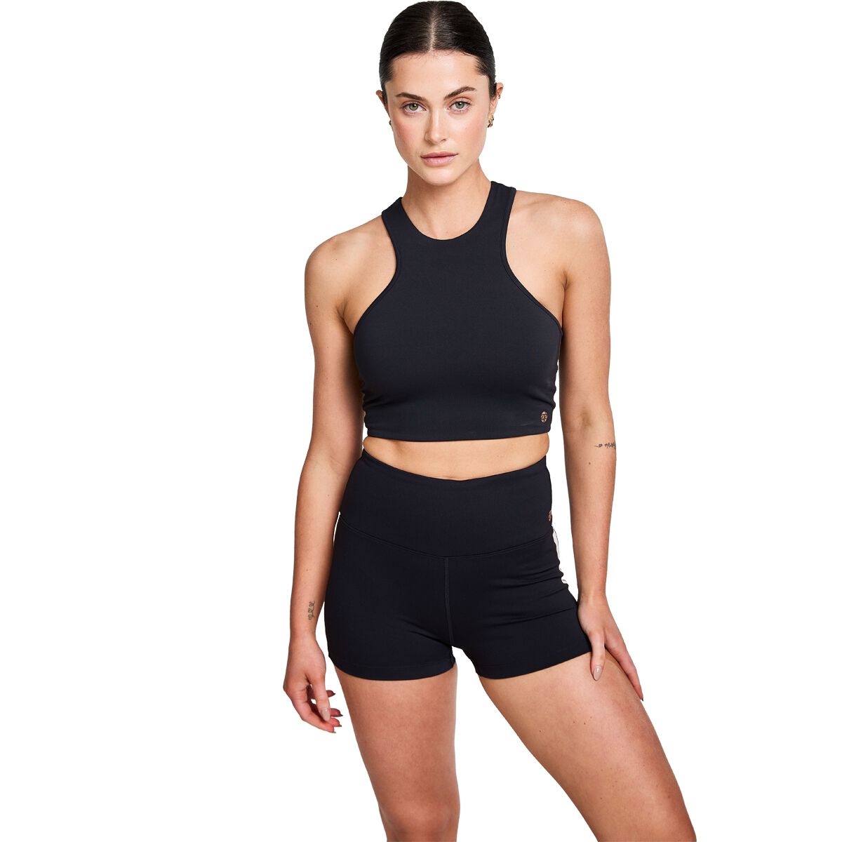 Bahe Womens Attune Racer Back Short Top