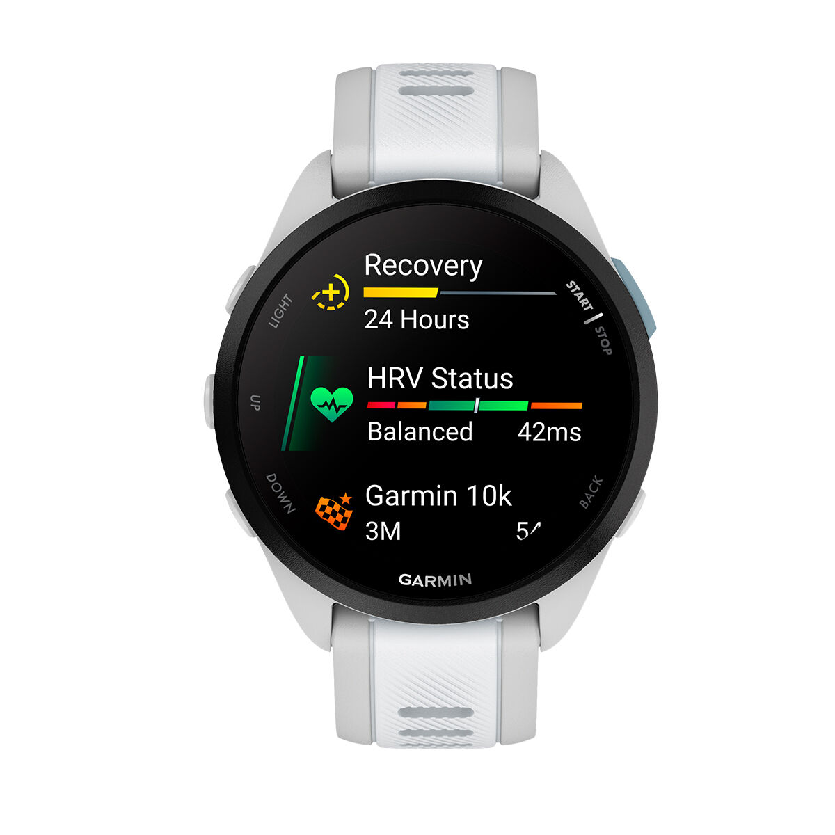 Garmin Forerunner 165 Watch - Whitestone