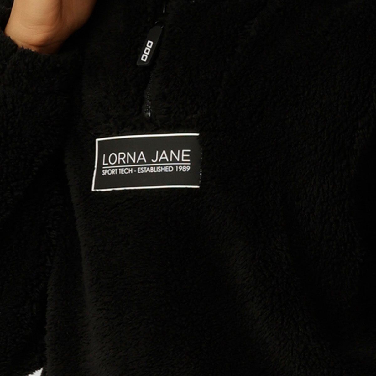 Lorna Jane Womens Everyday Teddy Quarter Zip Pullover