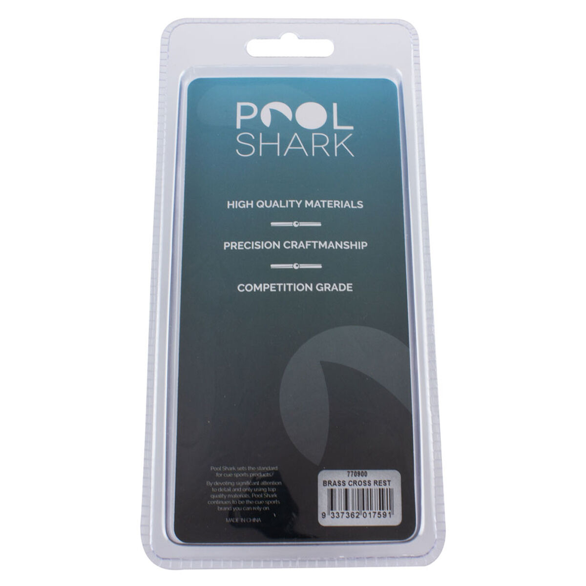 Pool Shark Brass Cross Rest