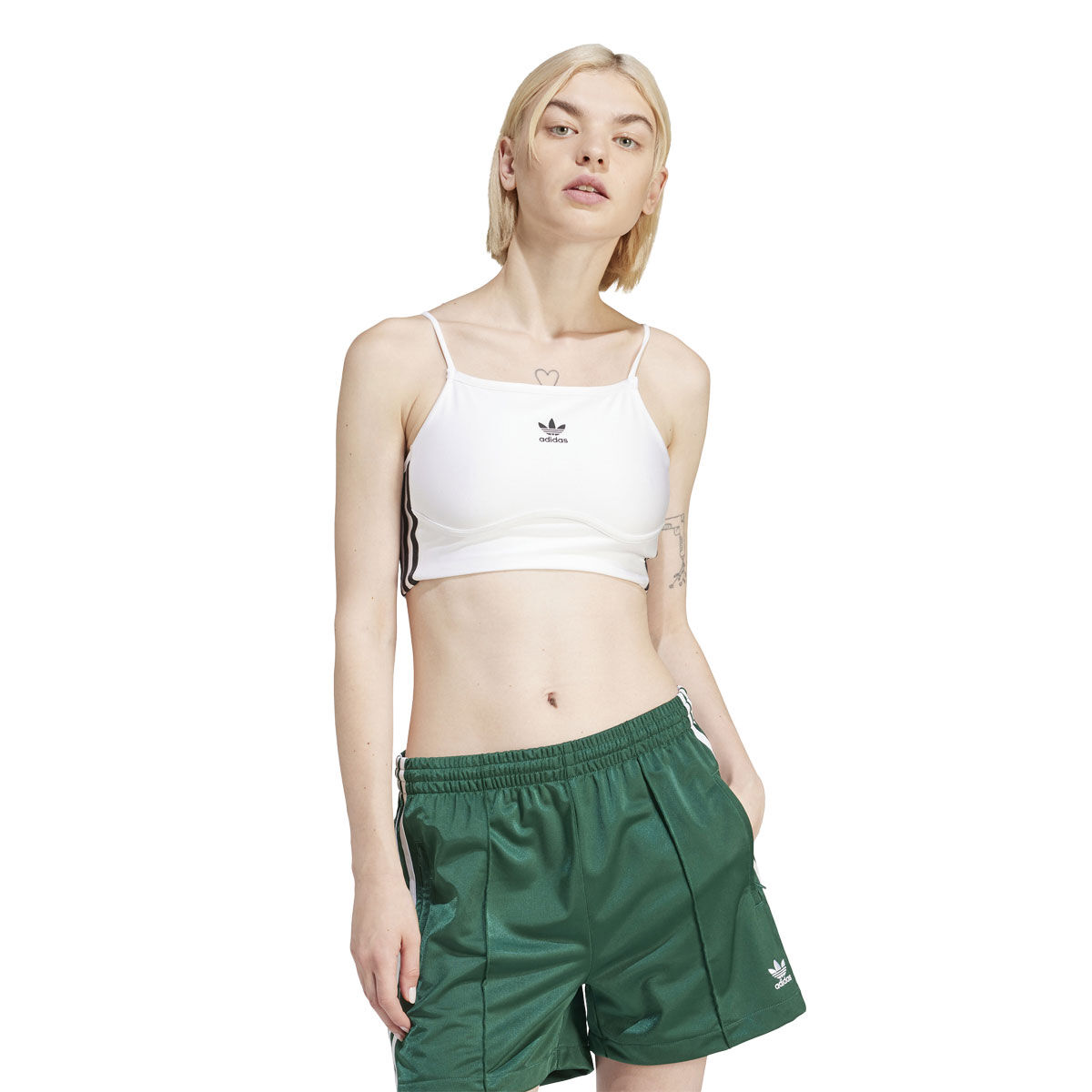 adidas Originals Womens Adicolor Classics 3-Stripes Bra Top