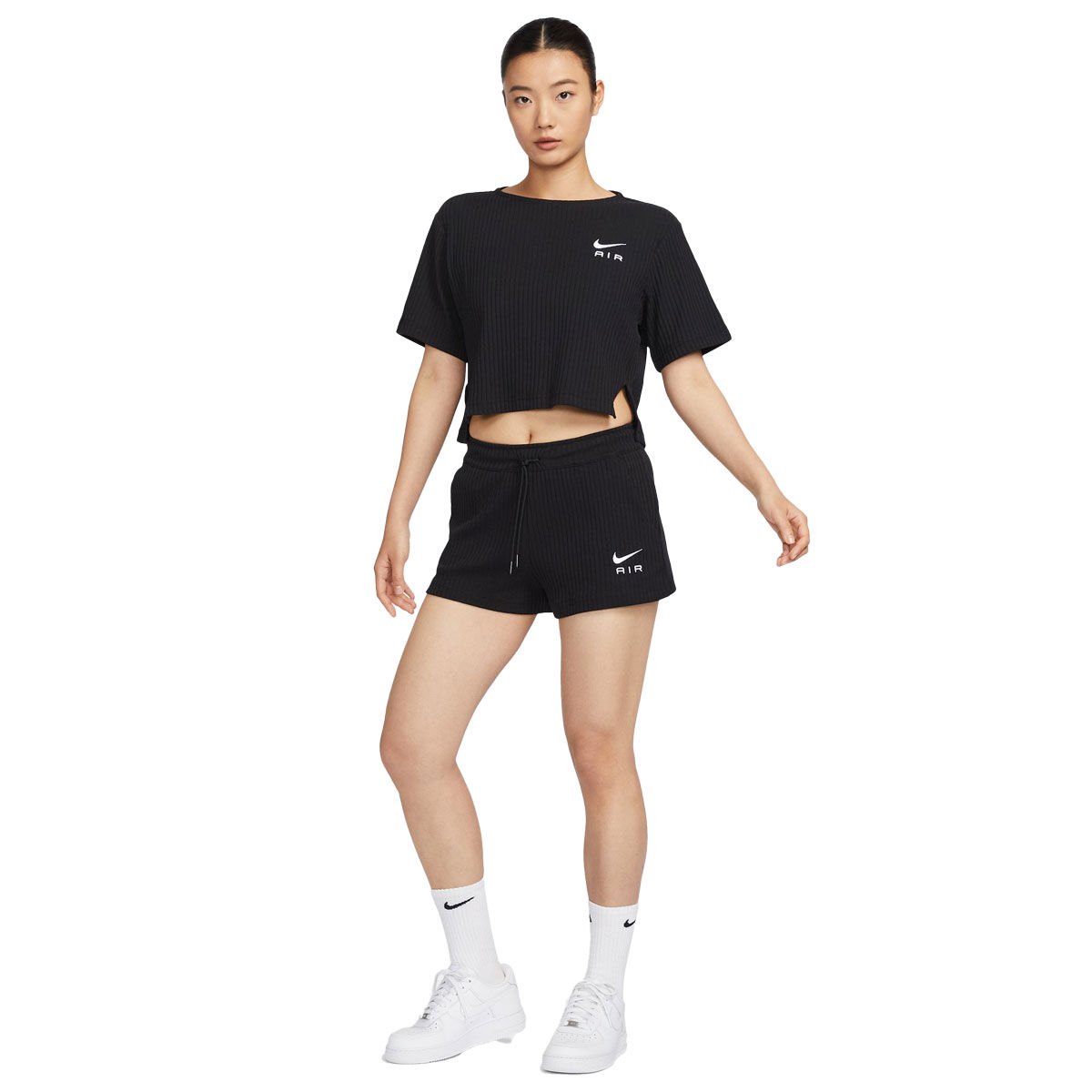 Nike Womens Sportswear Ribbed Jersey Tee