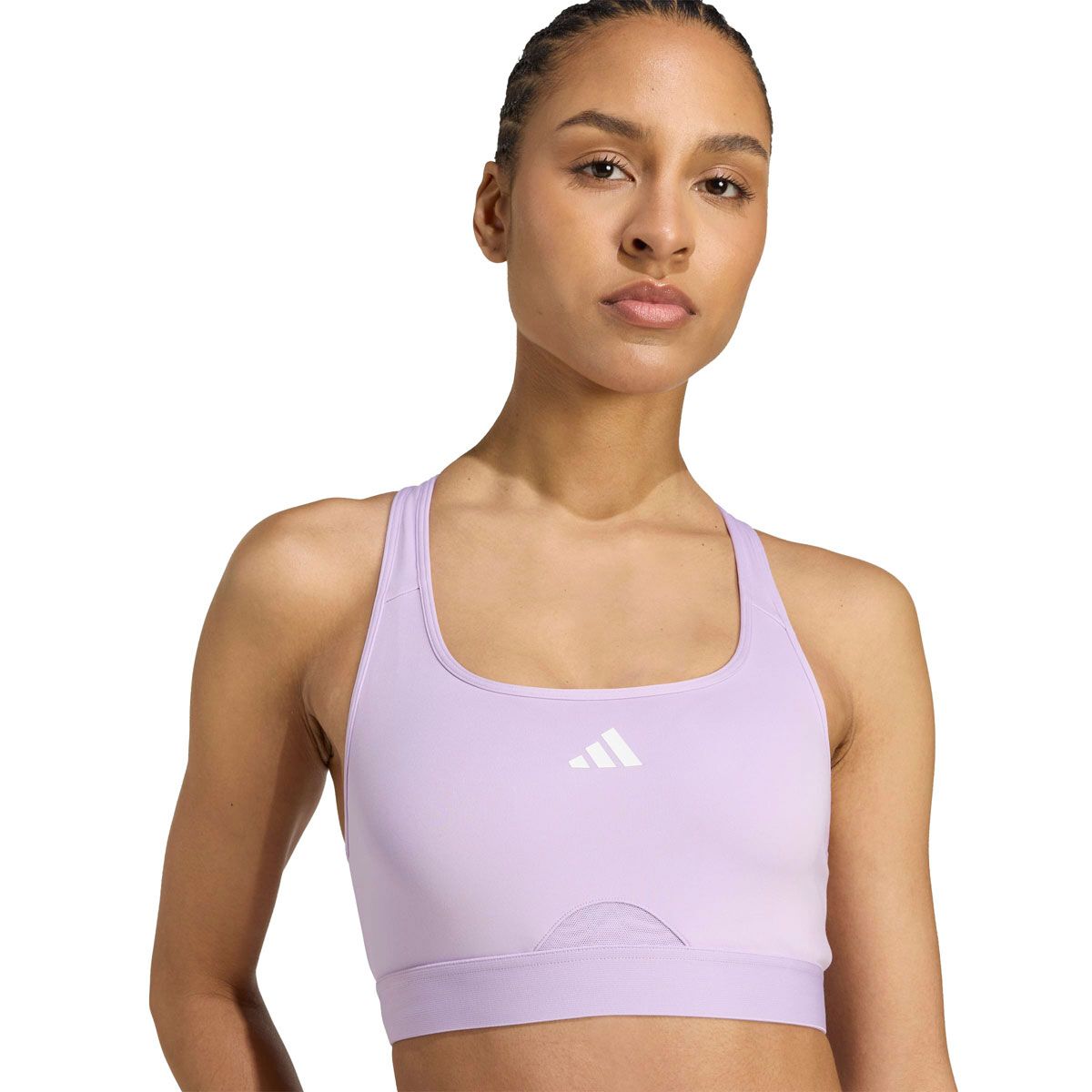 adidas Womens PowerReact High Support Sports Bra
