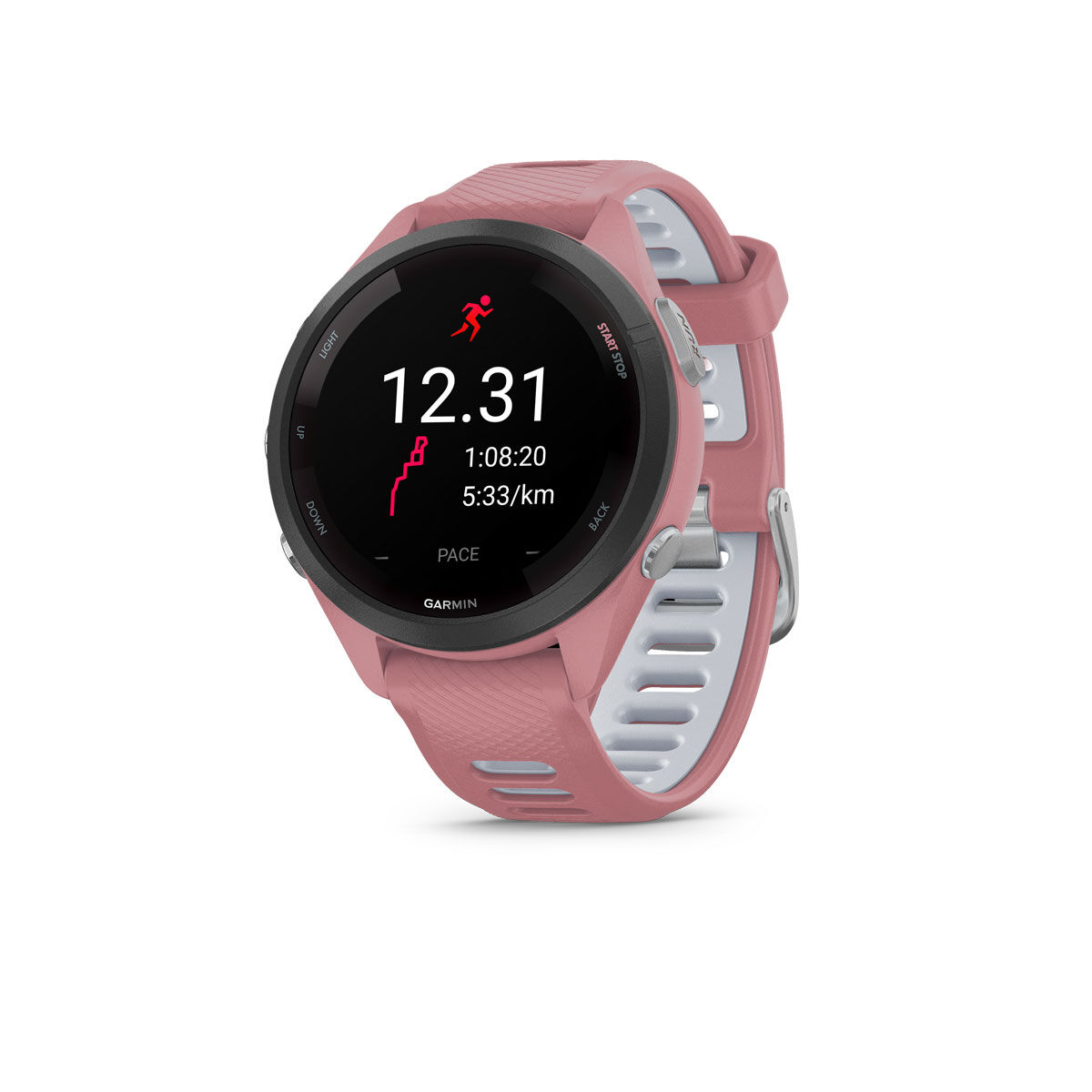 Garmin Forerunner 265S Watch - Light Pink Whitestone