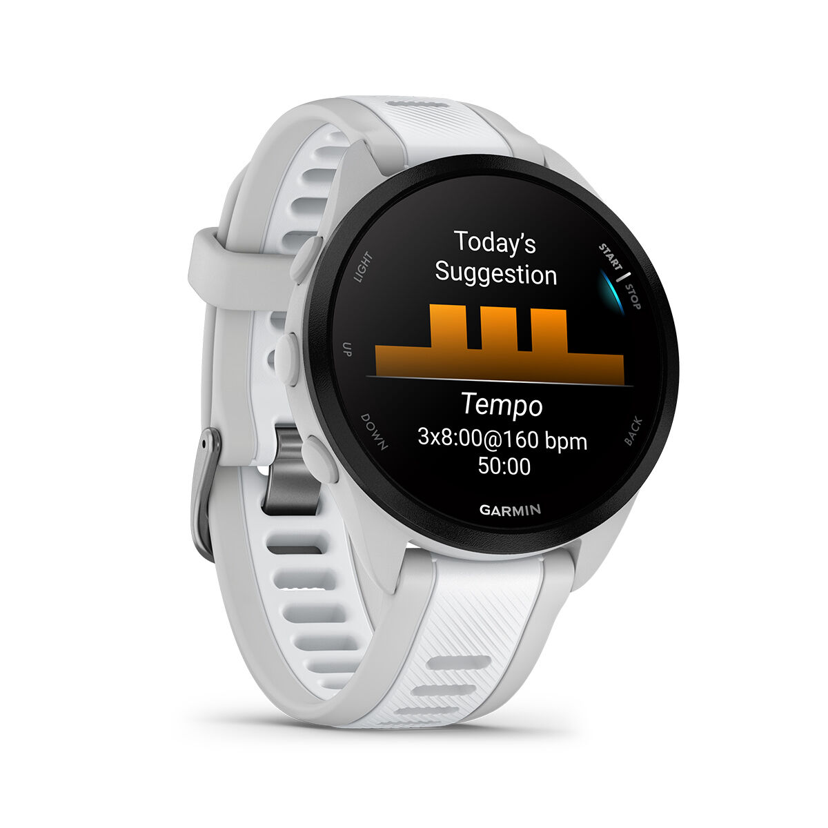 Garmin Forerunner 165 Watch - Whitestone