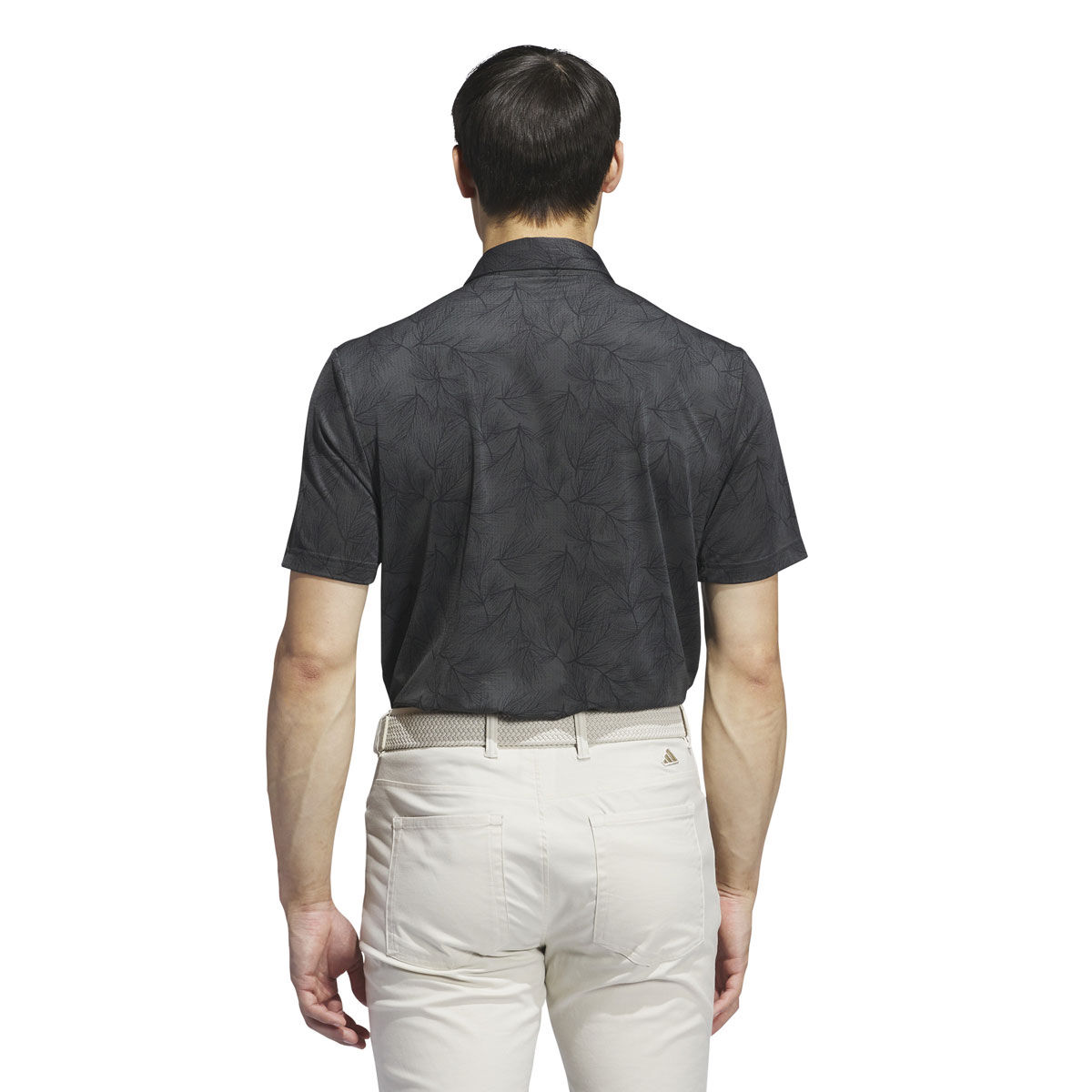 adidas Mens Ultimate365 Mesh Print Golf Polo